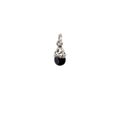 Vitality Black Spinel Capped Attraction Charm