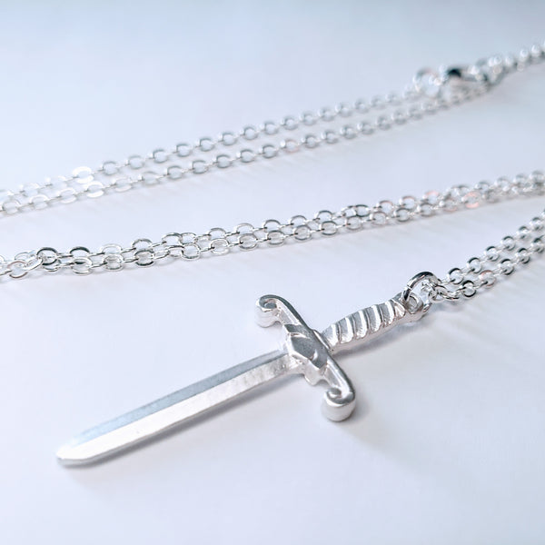 Silver Sword Necklace