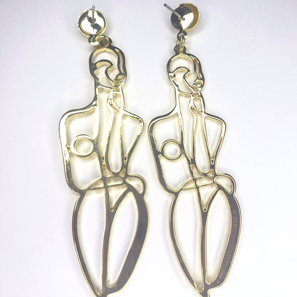 Curvy Feminine Lines - Earrings