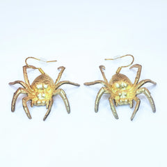 Gold Tarantula - Earrings