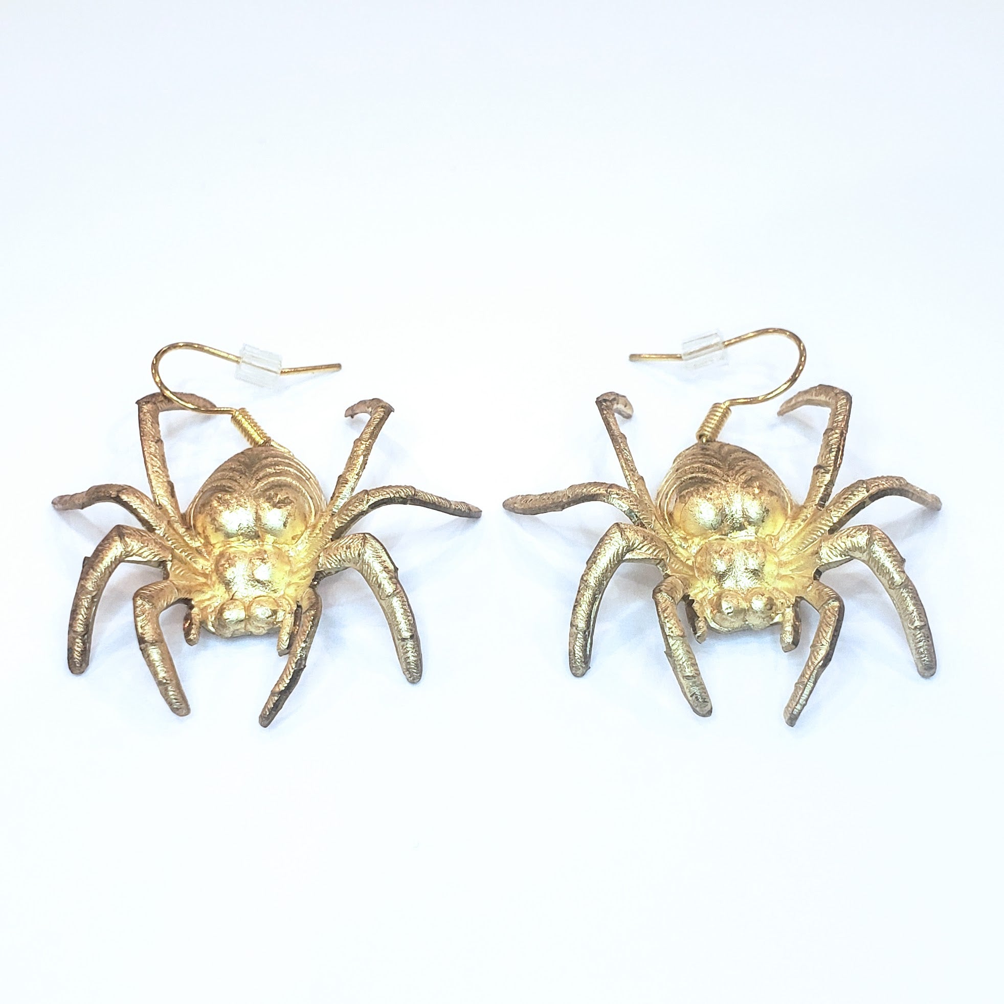 Gold Tarantula - Earrings
