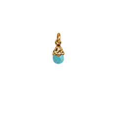 Friendship Turquoise Capped Attraction Charm