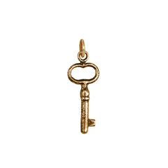 Oval Key Symbol Charm