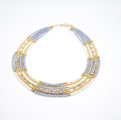 Beaded Bib Necklace