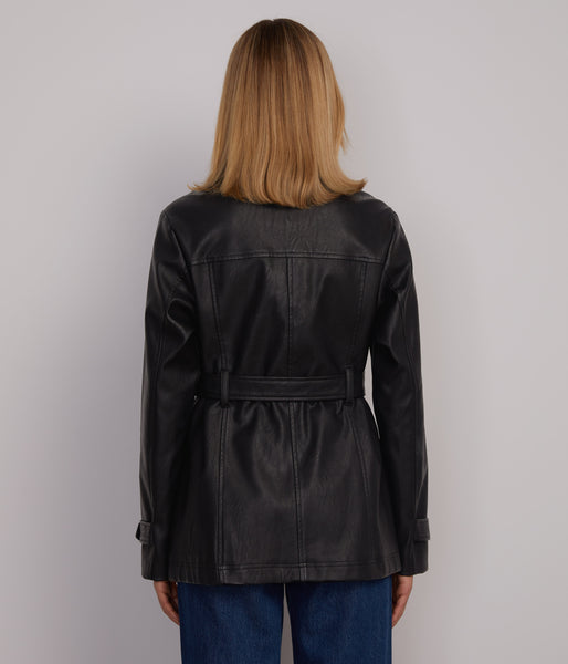 BRIA Vegan Leather Jacket