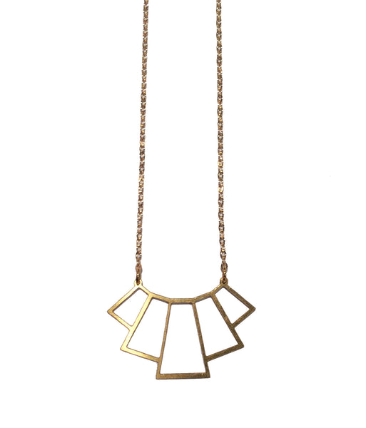 Geometric Gold Necklace