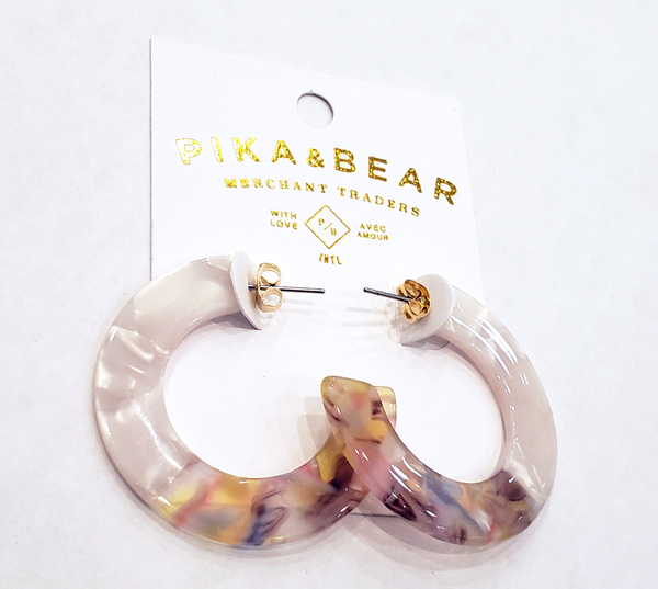 Crystal Rainbow Hoops