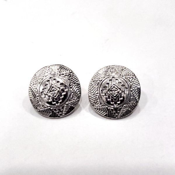 Metric Silver Studs