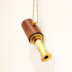 Wood & Brass Telescope Necklace