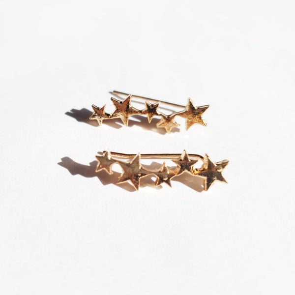 String of Stars Climber Earrings