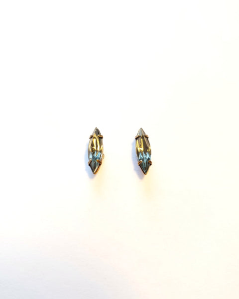 Green Glass Earrings
