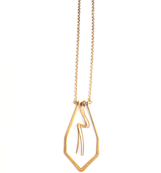Framed Angles Necklace