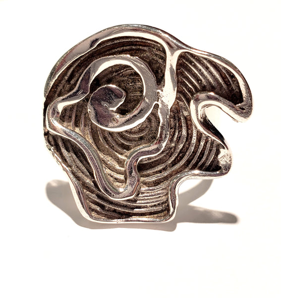 Swirly Sterling Ring