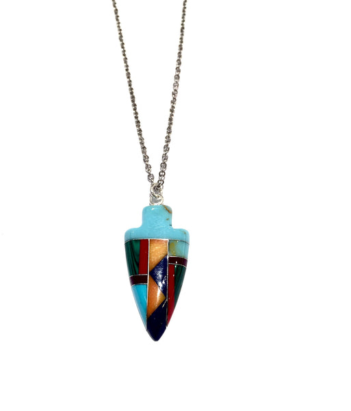 Mosaic Arrow Necklace