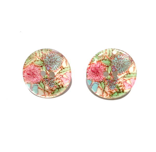Button Earrings