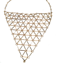 Triangular Chain Link Necklace