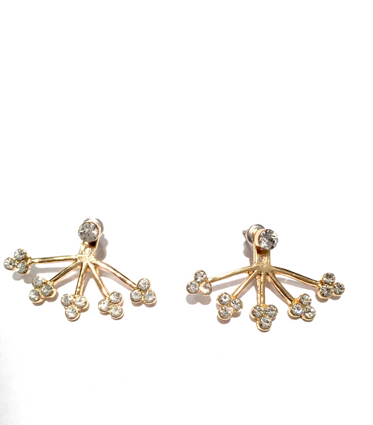 Cut-Out Cluster Earrings
