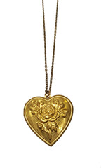 Gold Heart-Shaped Locket