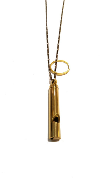 Whistle Pendant Necklace