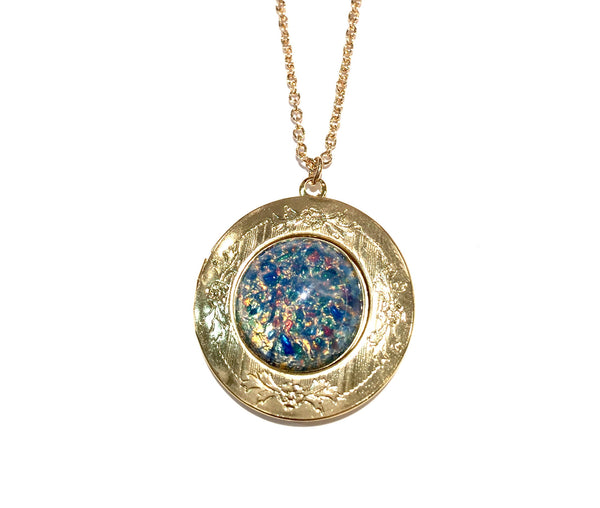 Opal Locket