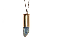 Lipstick Quartz Necklace