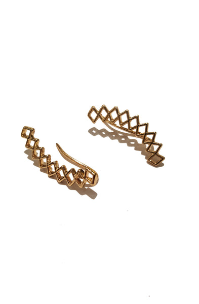 Mini Diamond Shaped Ear Climbers