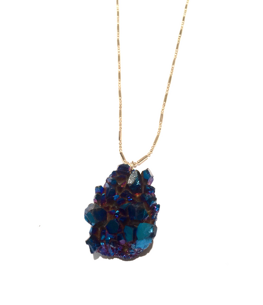 Open Cluster Druzy Necklace