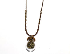 Pyrite Bulb Necklace