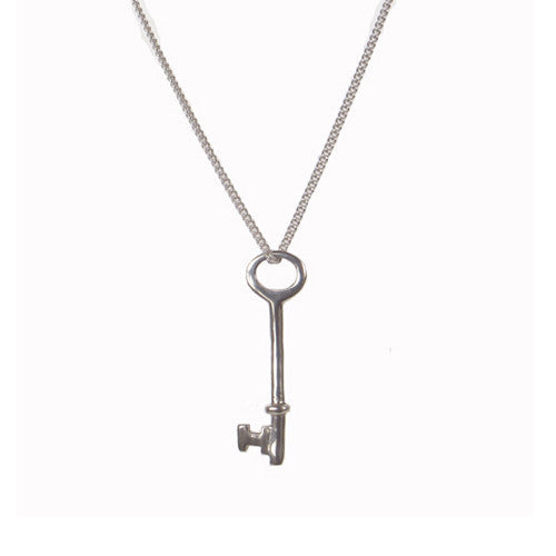 KEY NECKLACE- Sterling Silver - The Littl A$104.99 A$144.99 Chain Necklace  Chokers Deluxe