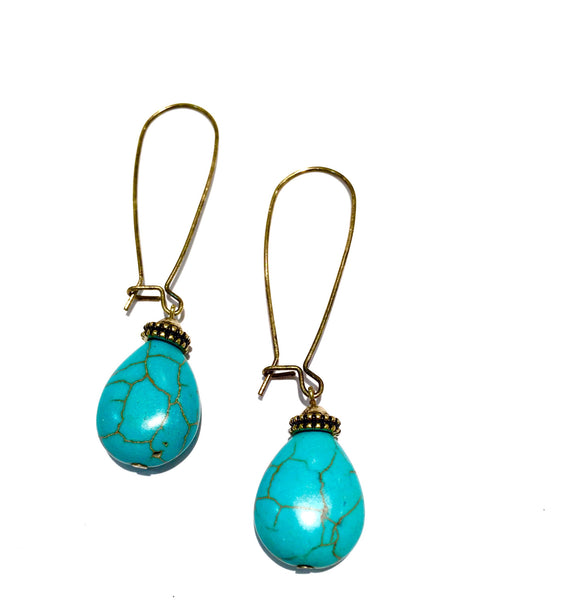 Turquoise Drop Earring